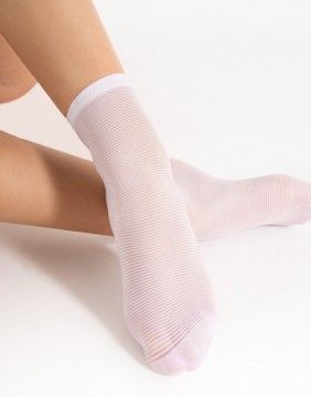 Women's socks "Anna White" 20 Den FIORE - 1