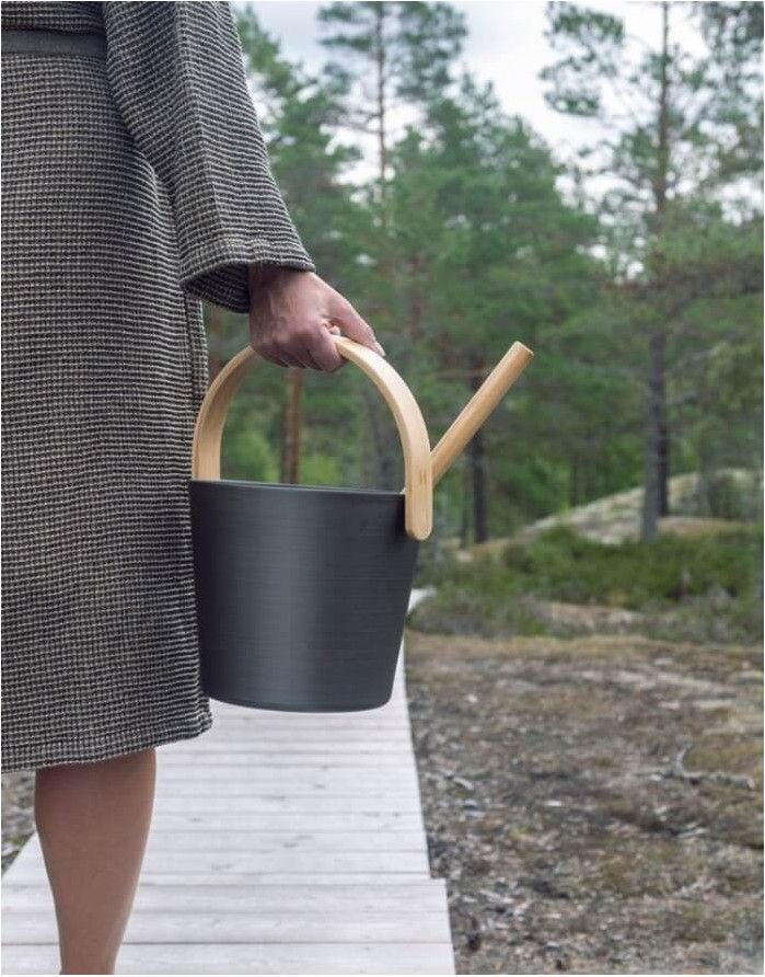 Sauna kopp "Aluminum Black" RENTO - 5