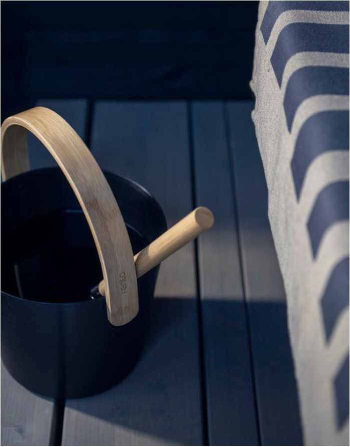 Sauna kopp "Aluminum Black" RENTO - 4