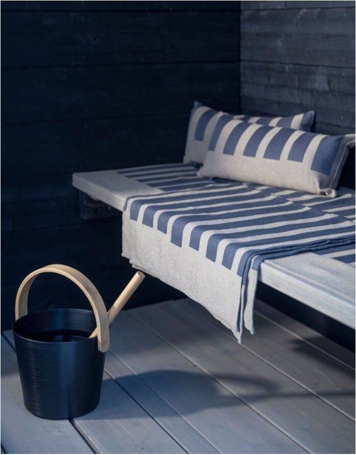 Sauna kopp "Aluminum Black" RENTO - 1