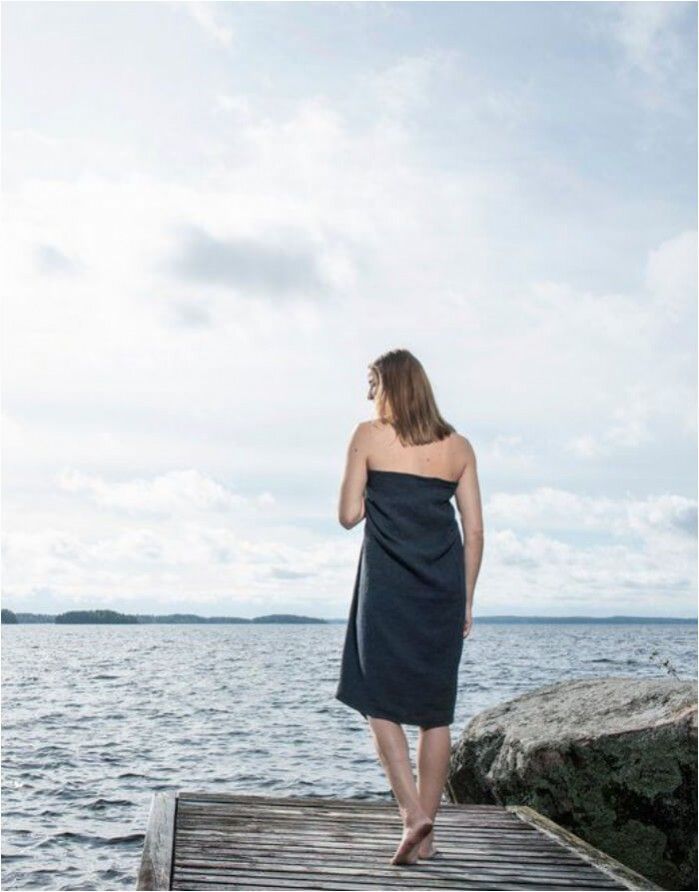 Puuvillane rätik "Scandinavian Grey" RENTO - 5