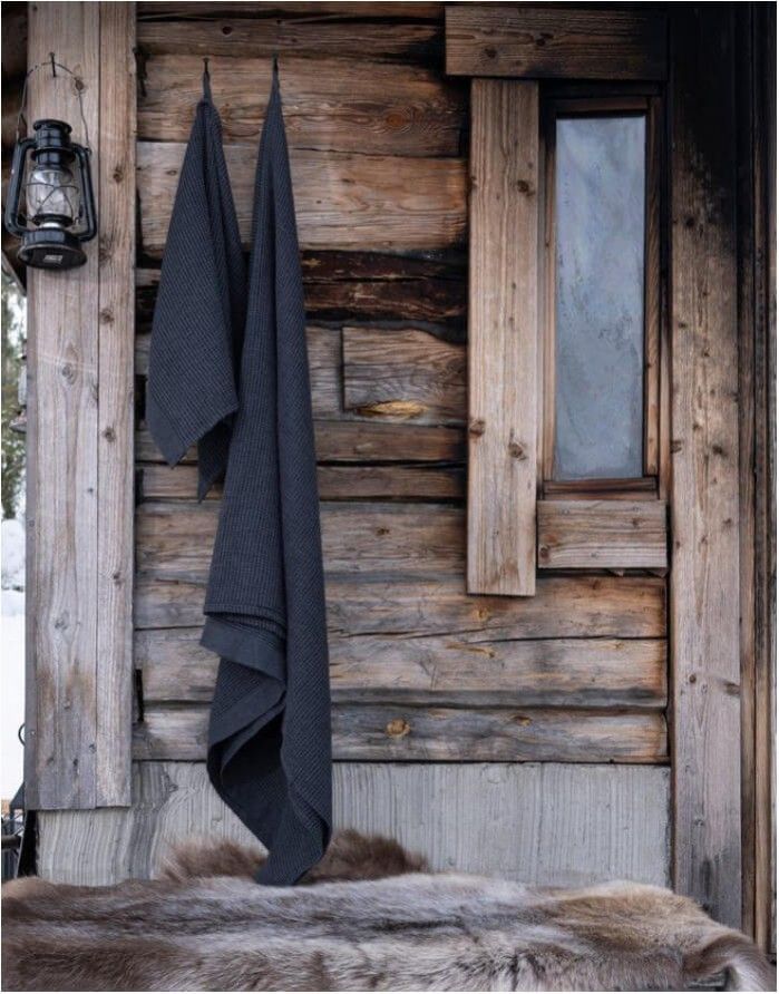 Puuvillane rätik "Scandinavian Grey" RENTO - 6