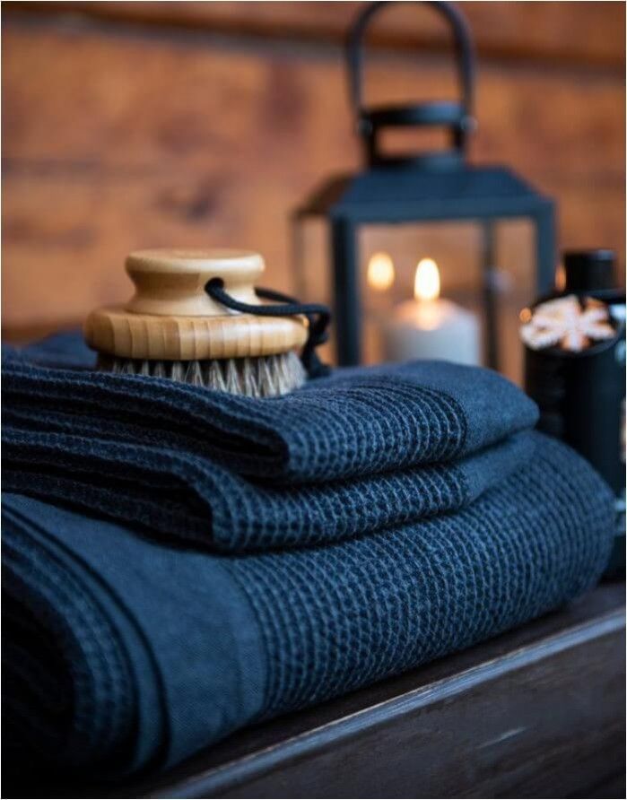 Cotton Towel "Scandinavian Grey" RENTO - 2