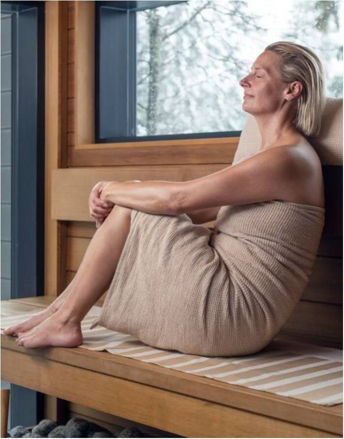 Puuvillane rätik "Scandinavian Beige" RENTO - 1