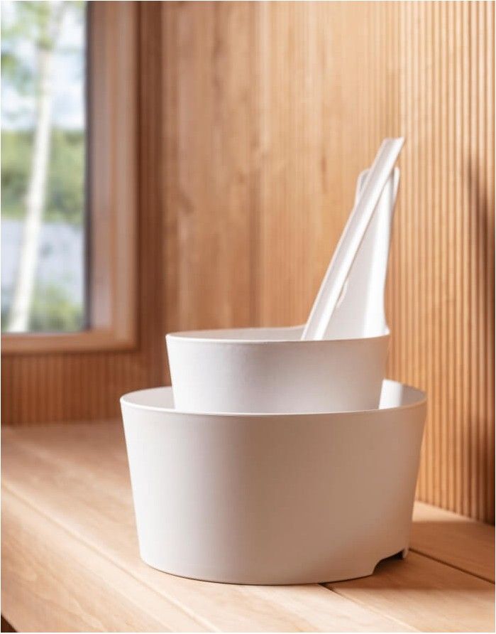 Sauna kopp "Eco White" RENTO - 3
