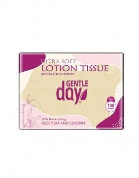 Aaloe ja glütseriiniga paberist taskurätikud, 100 tk GENTLE DAY - 1