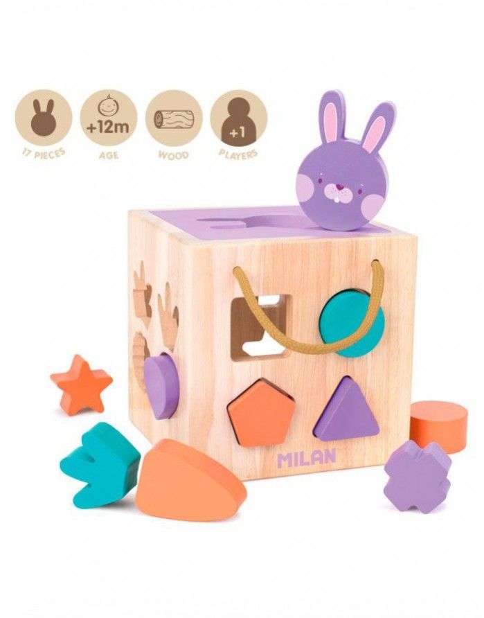 Mänguasjade komplekt "Wooden Rabit" MILAN - 2