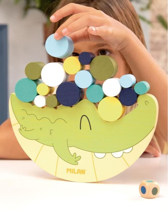 Mänguasjade komplekt "Crocodile Balance" MILAN - 1