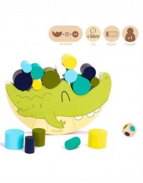 Toy Set "Crocodile Balance" MILAN - 2