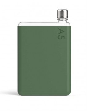 Pudeli kandekott "Memo Green A5"