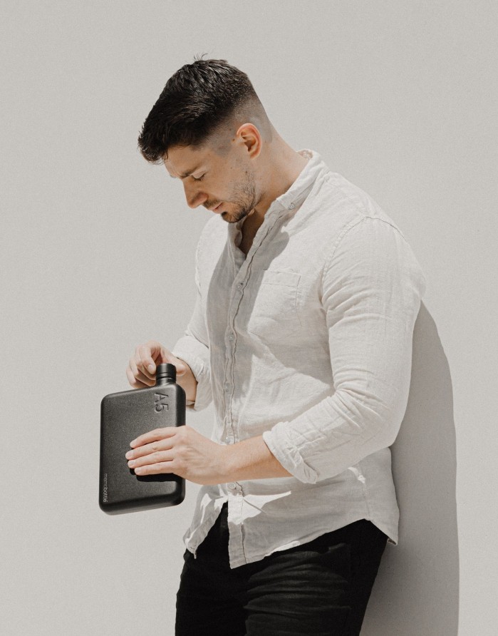 Бутылка питьевая "Memo Black A5" 1,05 мл