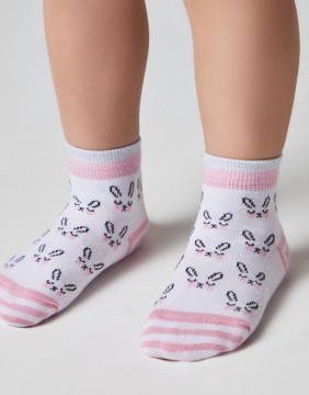 Children's socks "White Rabbit"