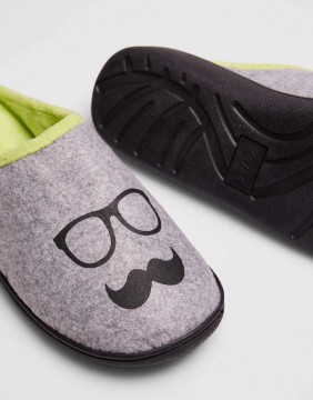 Men's slippers "Take out the suit"
