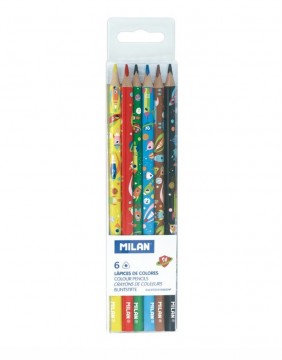 Colored pencils Super Heroes Space 6 pcs