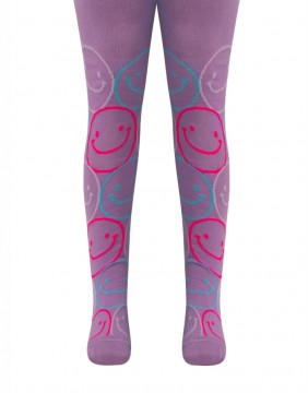Tights for children ''Smiley Pink"