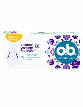 Tampoonid "O.B. Extra Protect Normal", 16 vnt.