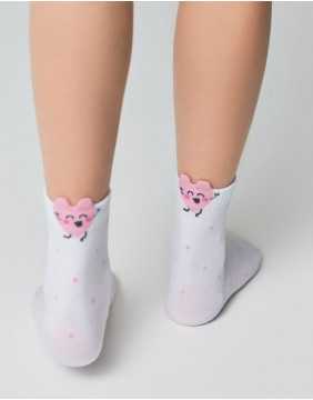 Children's socks "Lovely White"