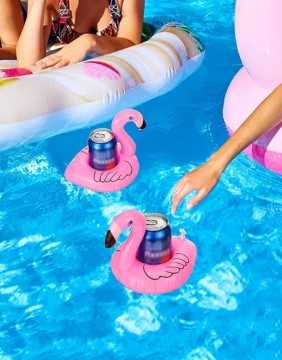 Inflatable drink holder "Flamingo"