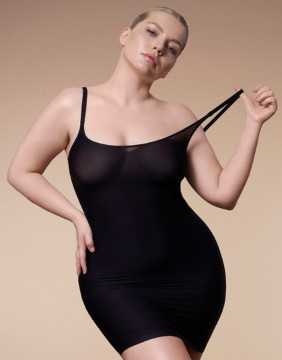 Slip Dress "Corinne Black"