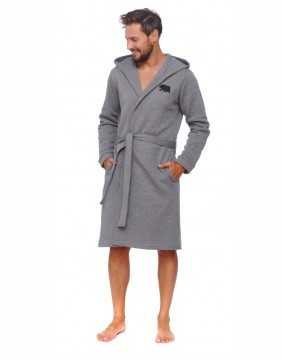 Hommikumantel "Hooded  Grey"