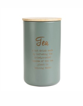 Puidust kaanega anum tee "Escille Tea" jaoks