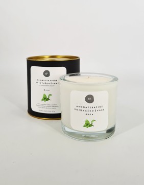 Aroomiteraapiline küünal "Mint"