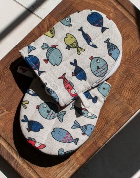 Кухонная перчатка "Colorful Fishy"