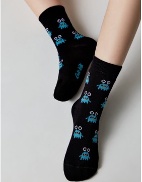 Laste sokid "Microbe Black"