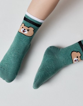 Laste sokid "Teddy Green"