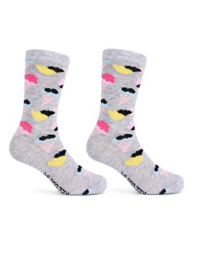Laste sokid "Ice cream grey"
