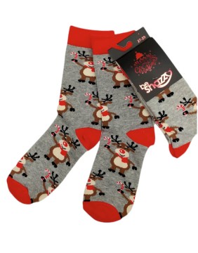 Laste sokid "Funny Rudolf Grey"