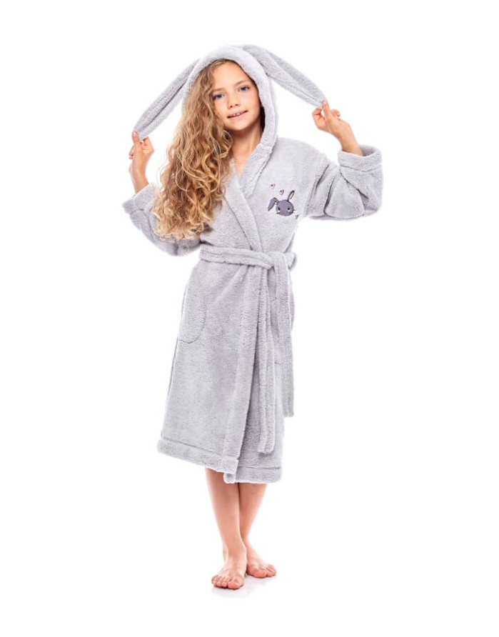 Bathrobe "Bunny grey"
