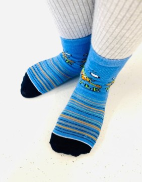 Laste sokid "Turtle Blue"