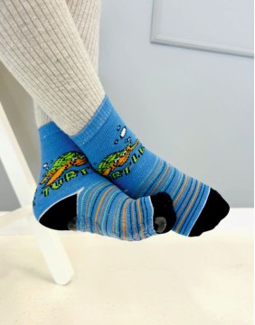 Laste sokid "Turtle Blue"