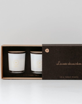 PREMIUM Kinkekomplekt "Laimingos akimirkos" White