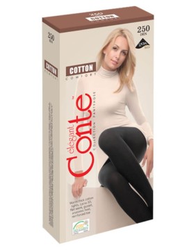 Naiste sukkpüksid "Cotton Comfort Black" 250 Den