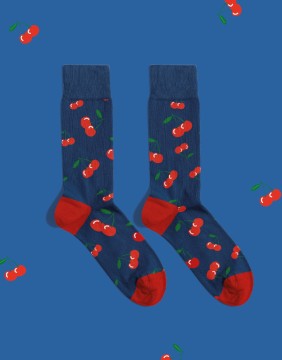 Unisex Sokid "Cherry Navy"