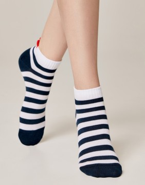 Naiste sokid "Stripe Heart"