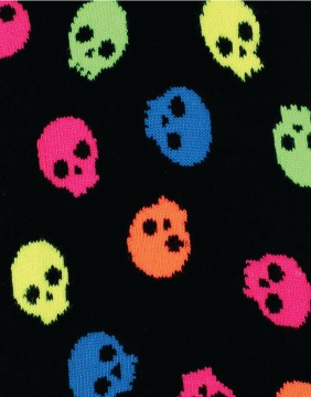 Meeste sokid "Neon Skulls"
