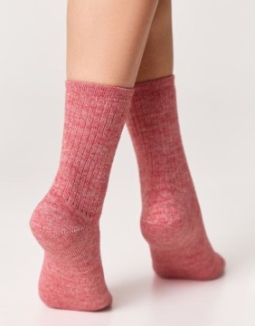 Women's Socks "Light Red Pekini"