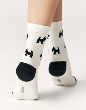 Naiste sokid "Dogy White"