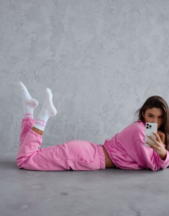 Moteriškos kojinės "Mon Chéri White"