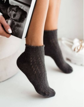 Naiste sokid "Azurowe Dark Grey"