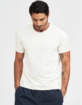 T-särgid "Bamboo Tee Off White"