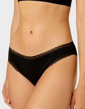 Naiste aluspüksid Classic "Bikini Black"