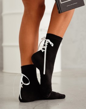 Naiste sokid "Mette Black&White"