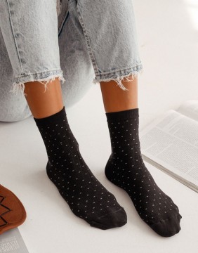 Naiste sokid "Little Dots Black"