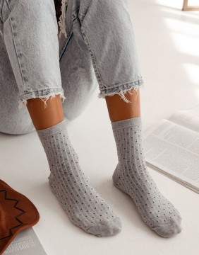 Naiste sokid "Little Dots Grey"