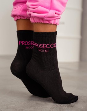 Naiste sokid "Prosecco Mood Black"