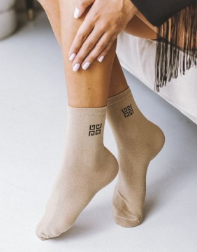 Naiste sokid "GG Small Beige"